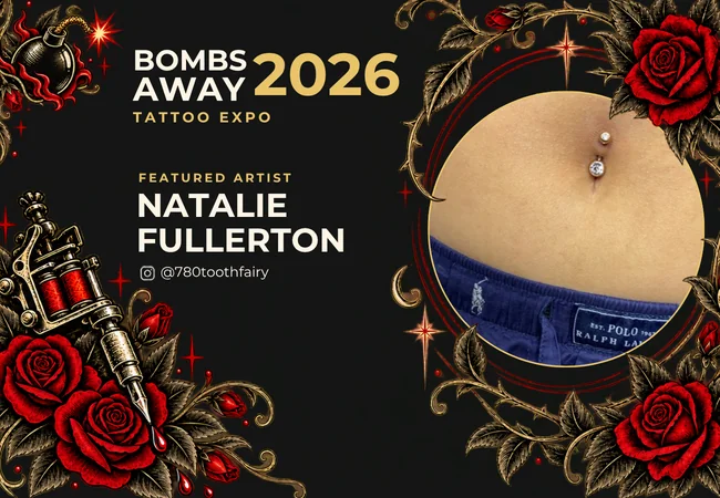 Natalie Fullerton — Featured Artist, Bombs Away Tattoo Expo 2026