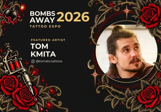 Tom Kmita — Featured Artist, Bombs Away Tattoo Expo 2026